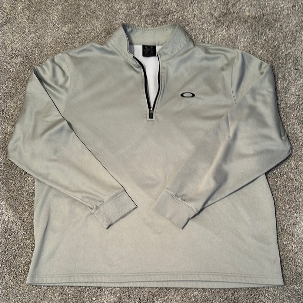 Oakley Tan Quarter-Zip Pullover